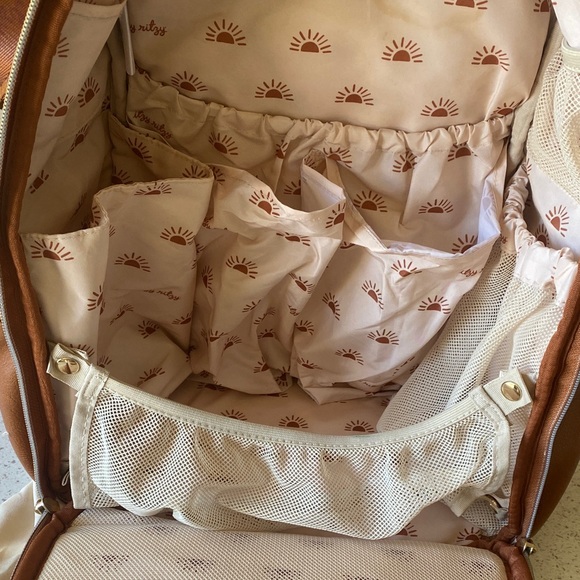 Itzy Ritzy Brown Leather Backpack - Picture 16 of 16